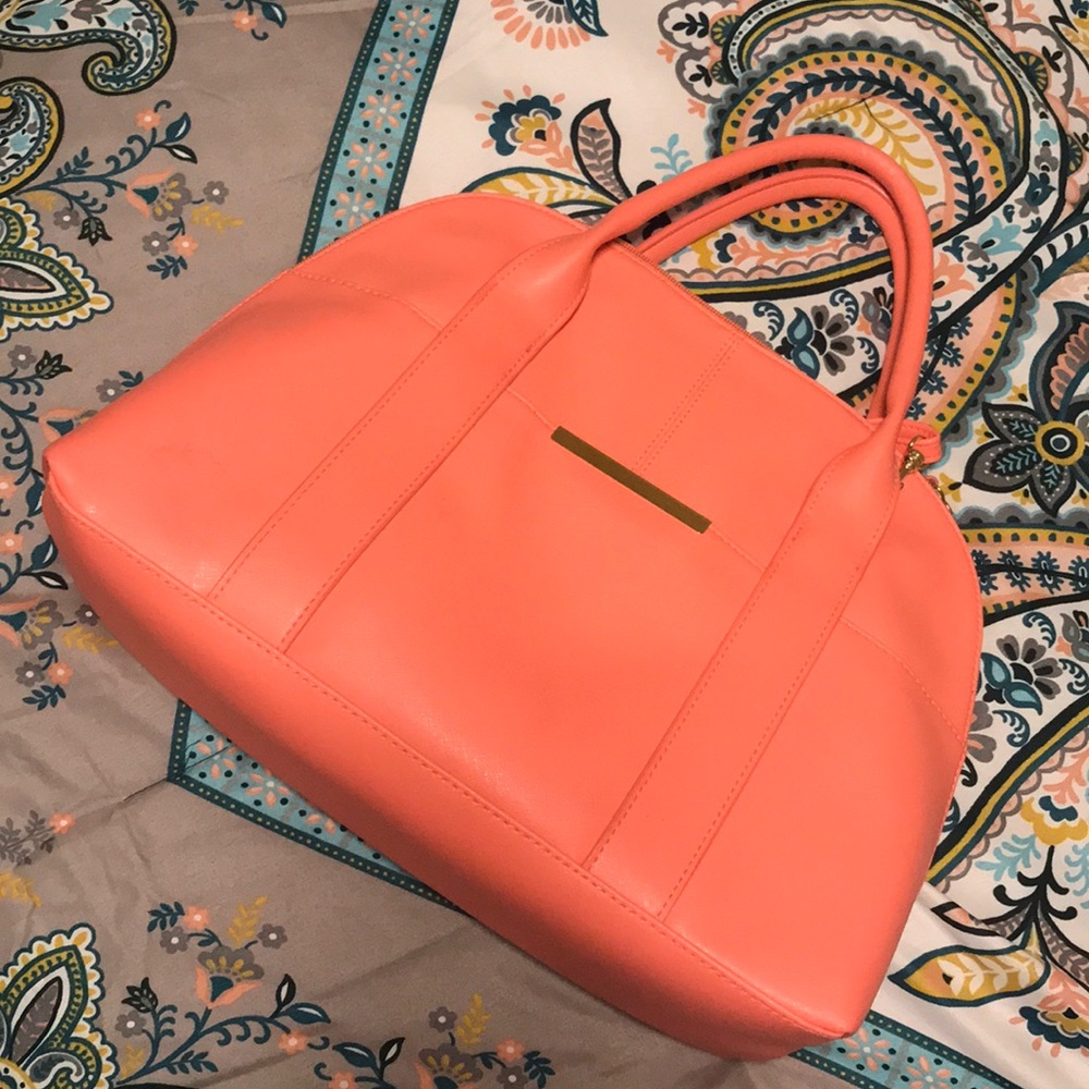 Pink/coral colored bag